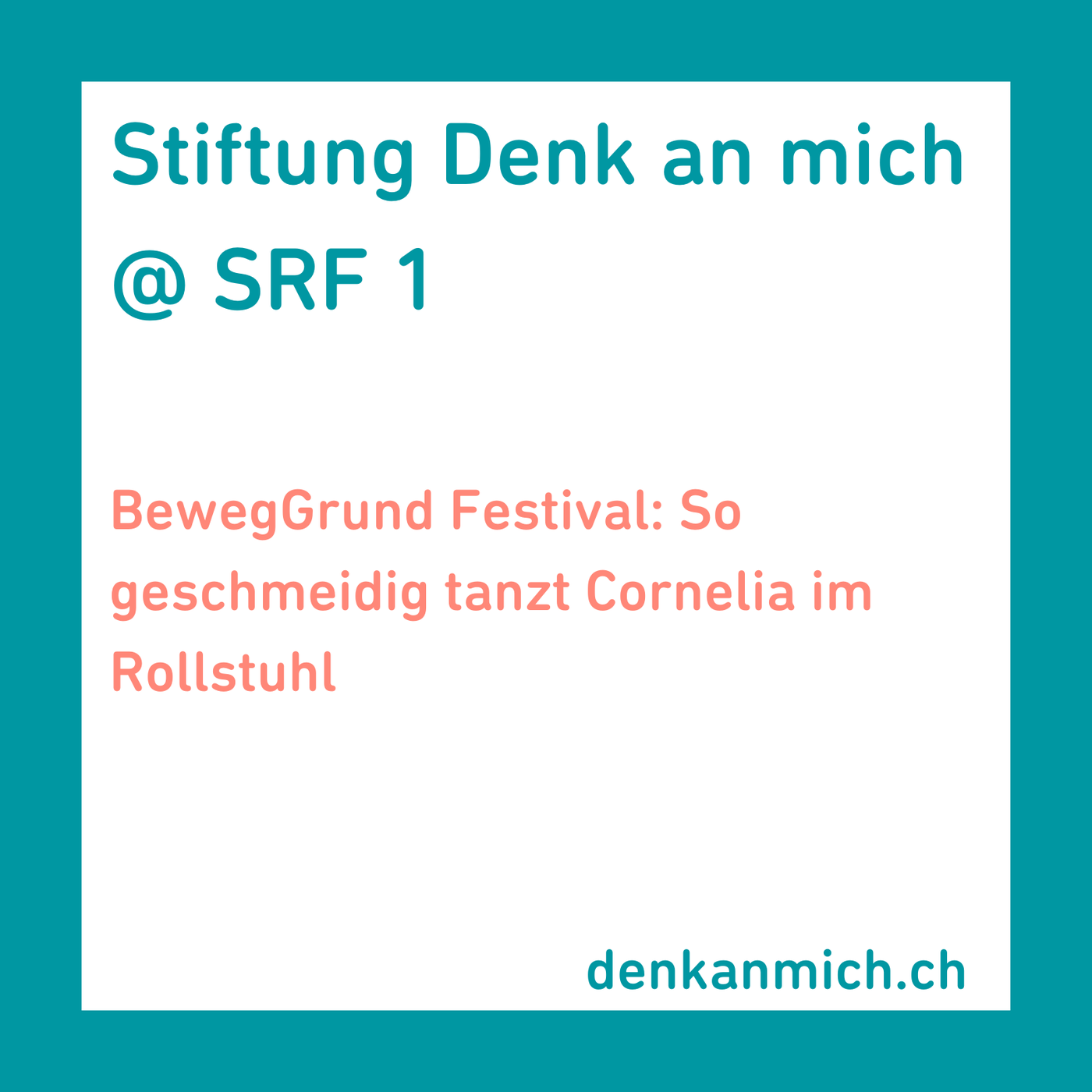 BewegGrund Festival: So geschmeidig tanzt Cornelia im Rollstuhl