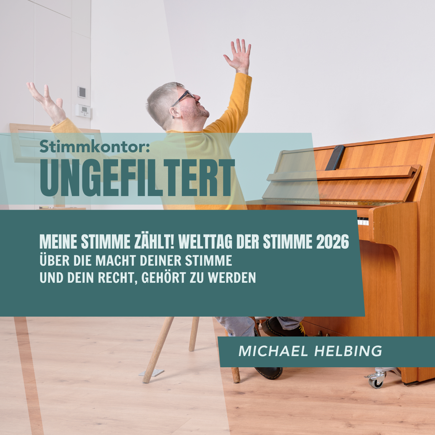 Meine Stimme zählt! Welttag der Stimme 2026