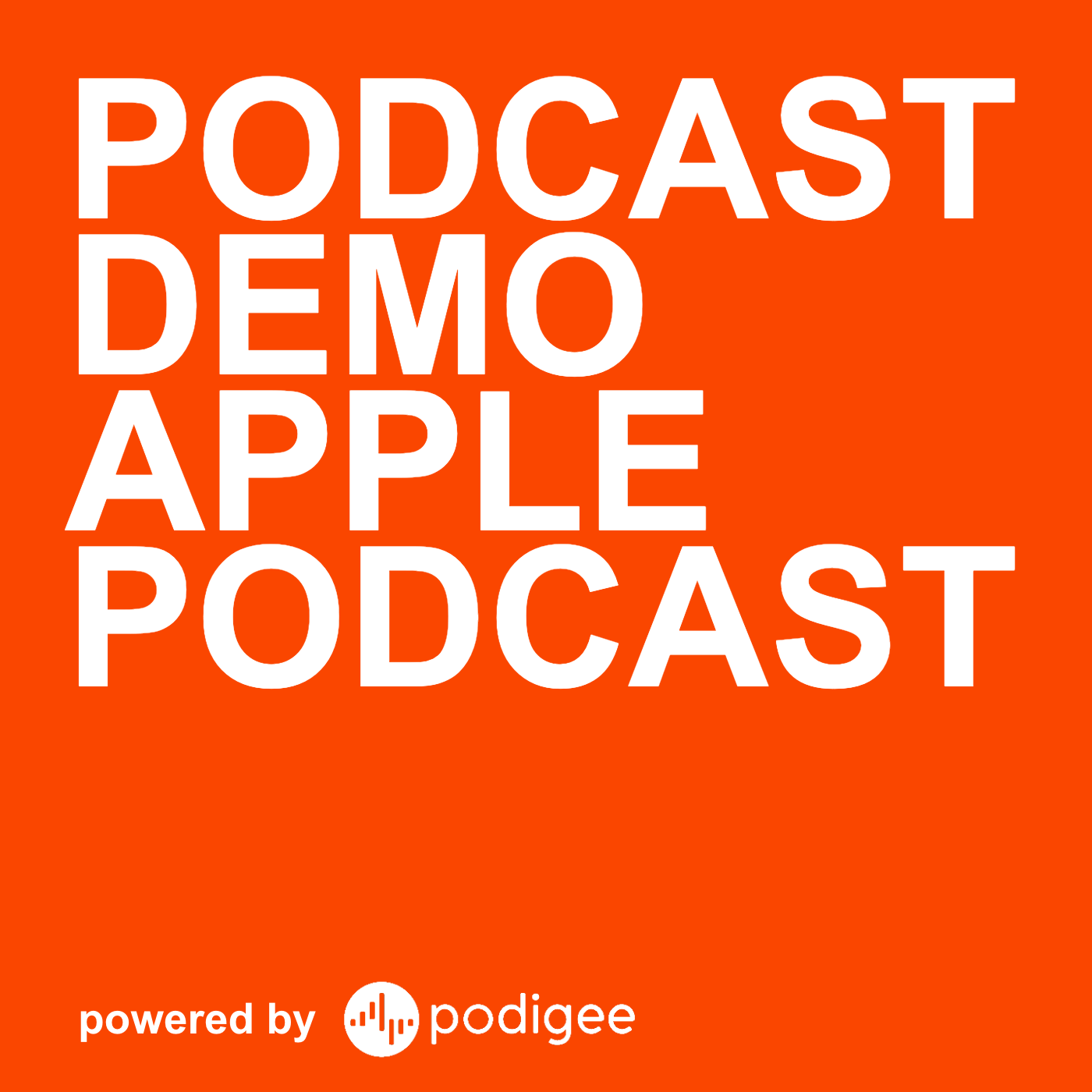 Podcast Demo Apple Podcast
