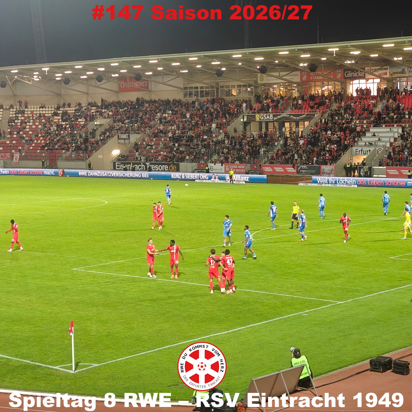 #147 Saison 2026/27 Spieltag 8 RWE – RSV Eintracht 1949