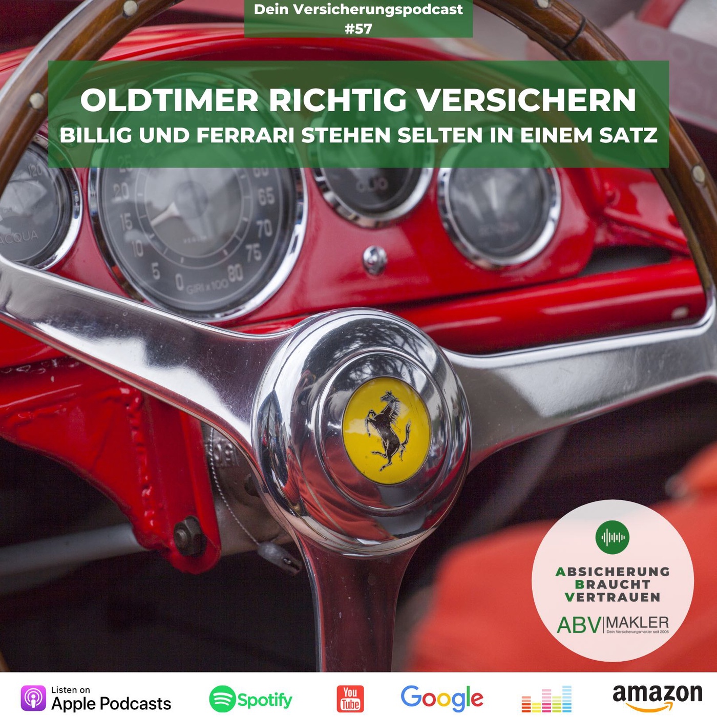 Oldtimer richtig versichern - Billig und Ferrari stehen selten in einem Satz