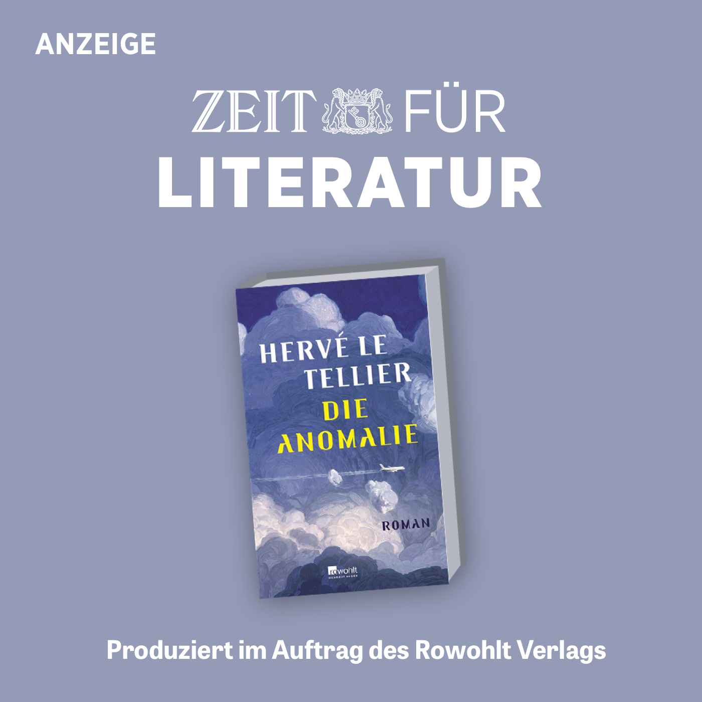 ZEIT für Literatur mit Hervé Le Tellier