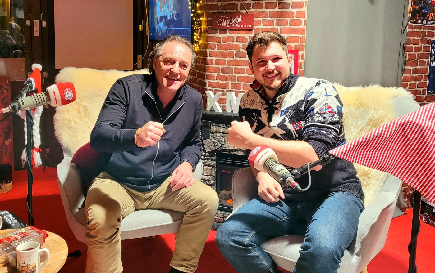 Heute wirds sportlich! Georg Hatzichristou, Geschäftsführer der Olympia Fitness Group, zu Gast im Weihnachtsmarktradio!