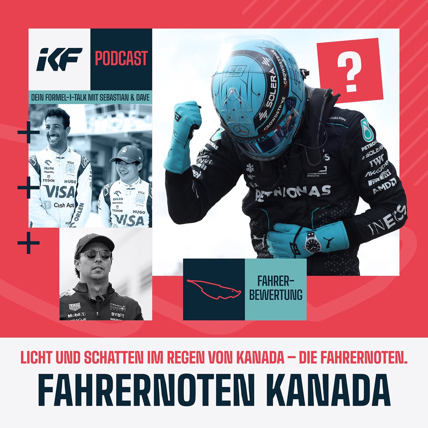 Die Fahrerwertungen zum GP von Kanada