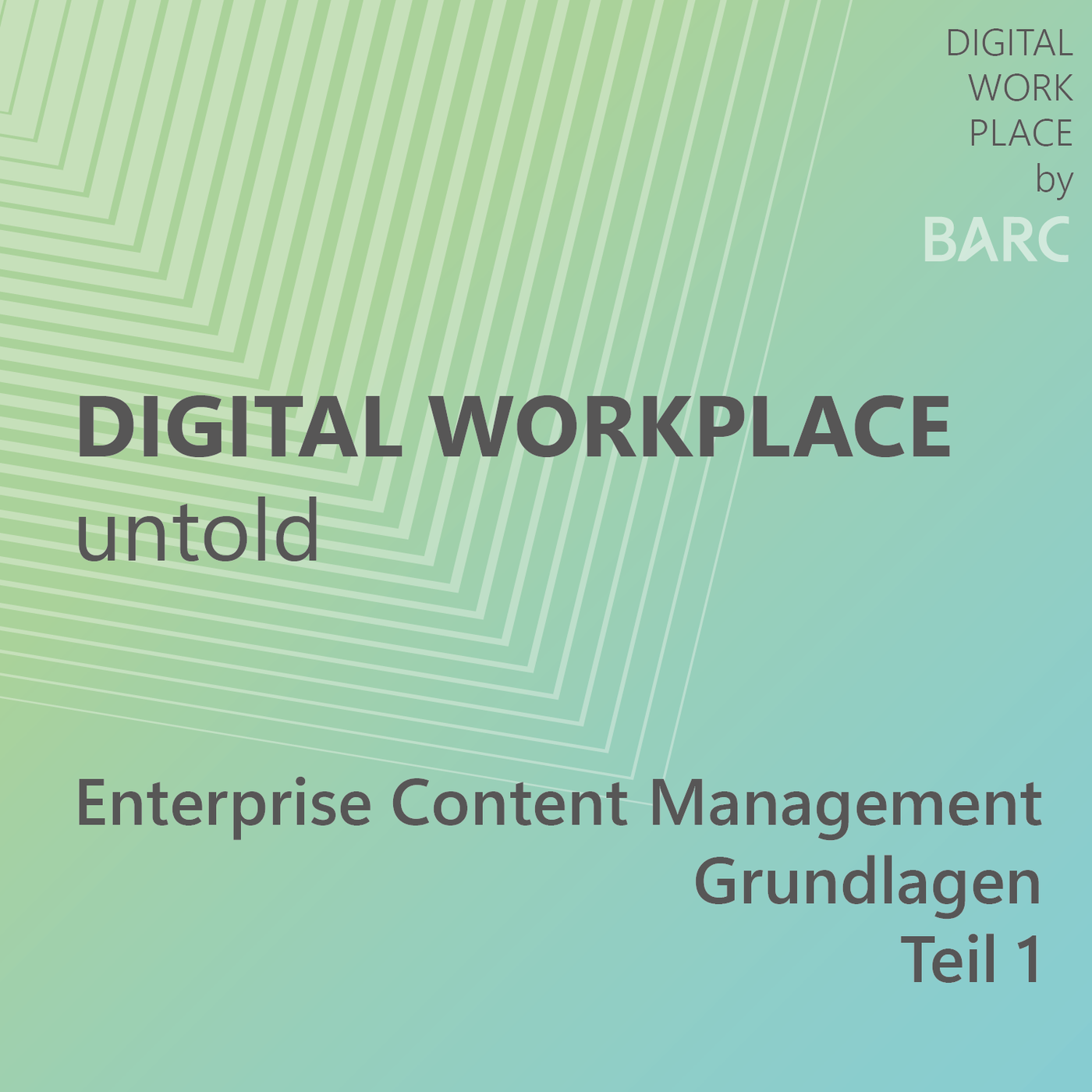 ECM - Enterprise Content Management, Teil 1