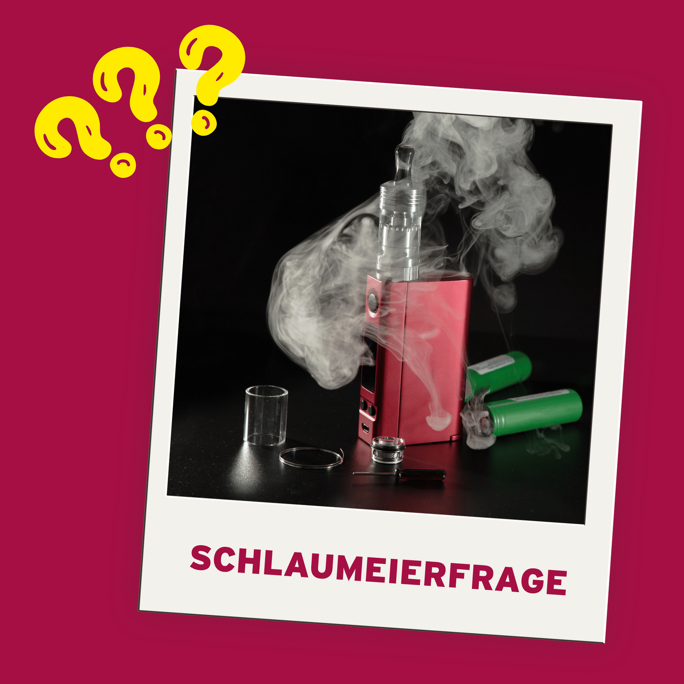 Schlaumeierfrage: Warum sind Vapes schädlich?