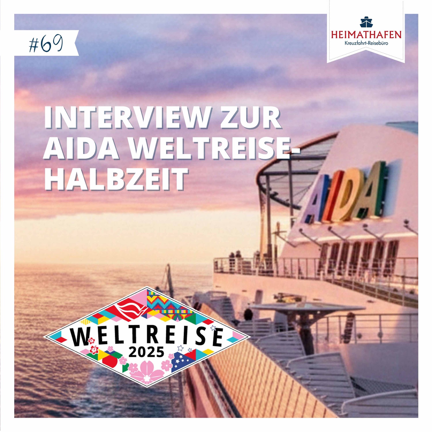 #69 | AIDA Weltreise-Halbzeit: Interview mit Nico von Bord