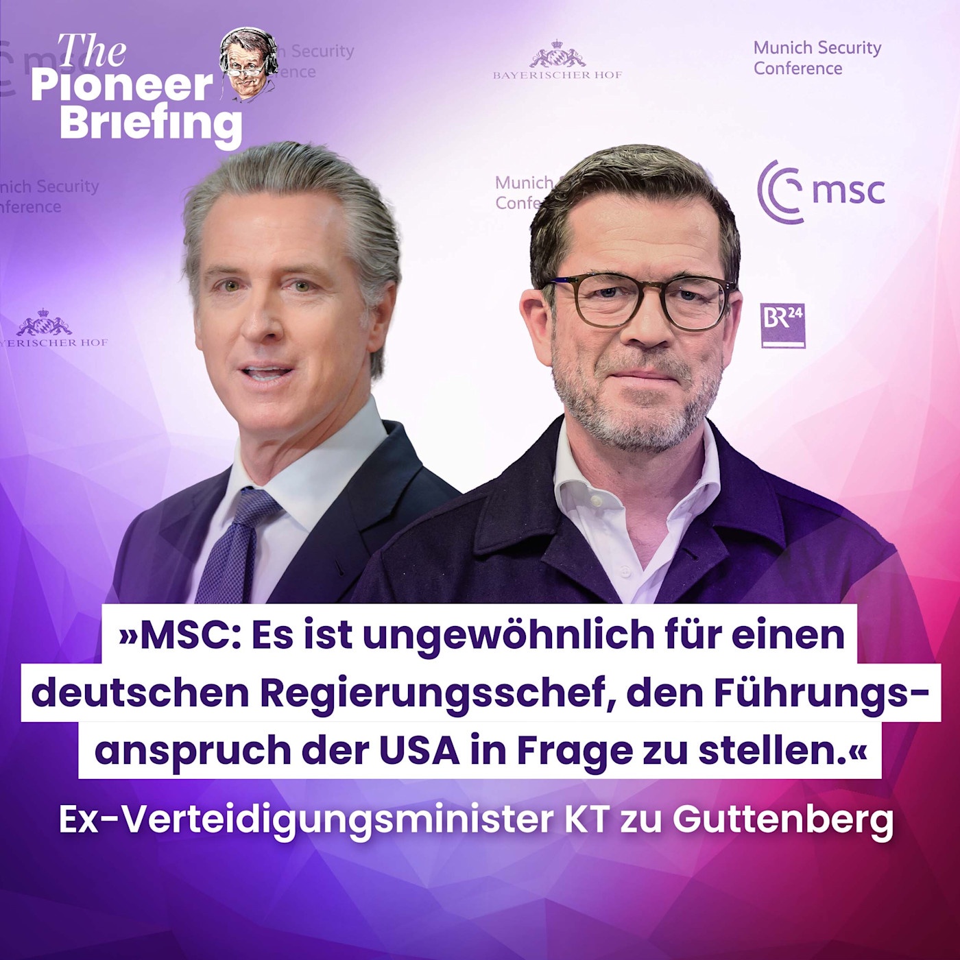 KT zu Guttenberg über USA | Gavin Newsom über Europa und Merz | Ritter von Paris