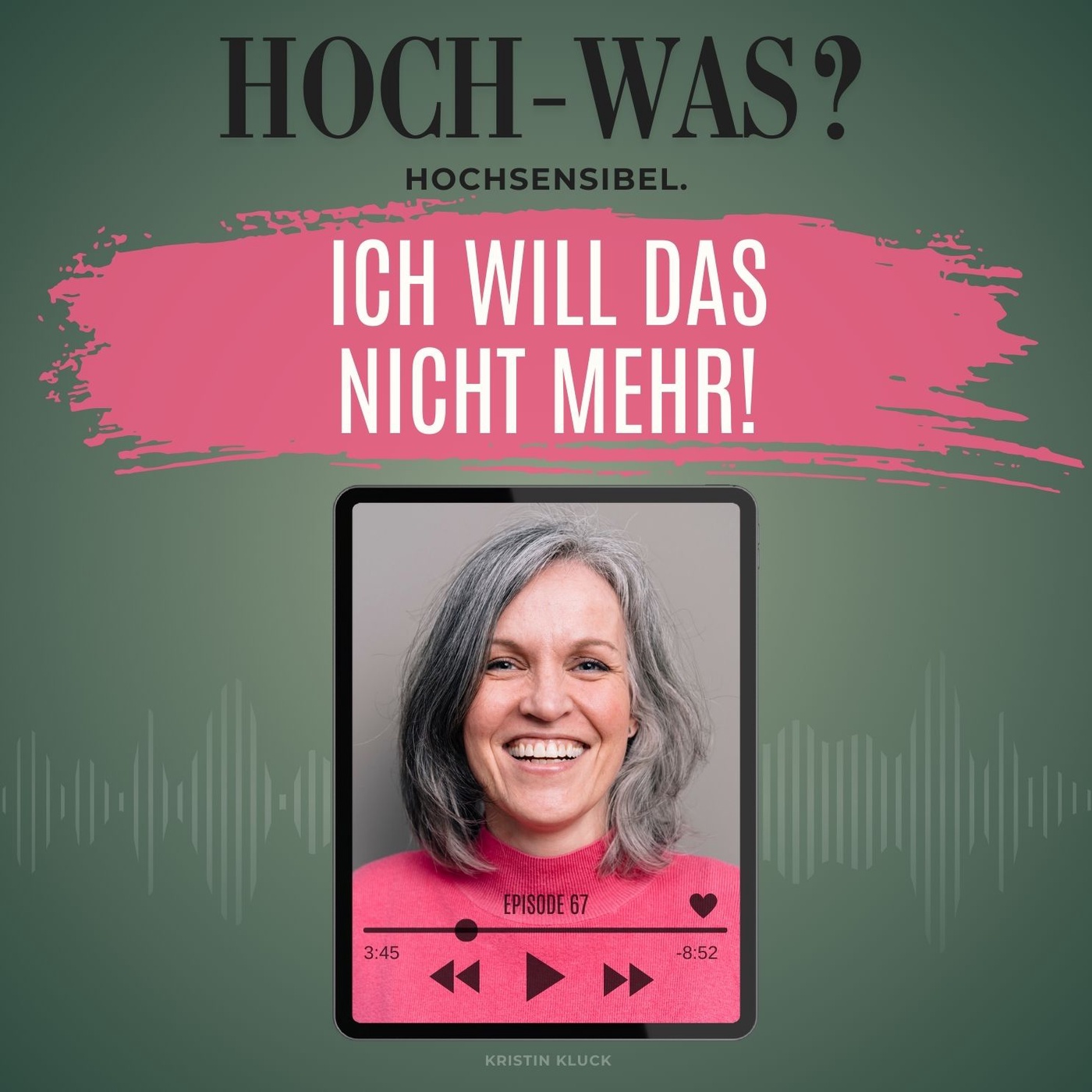 Ich will das nicht mehr!