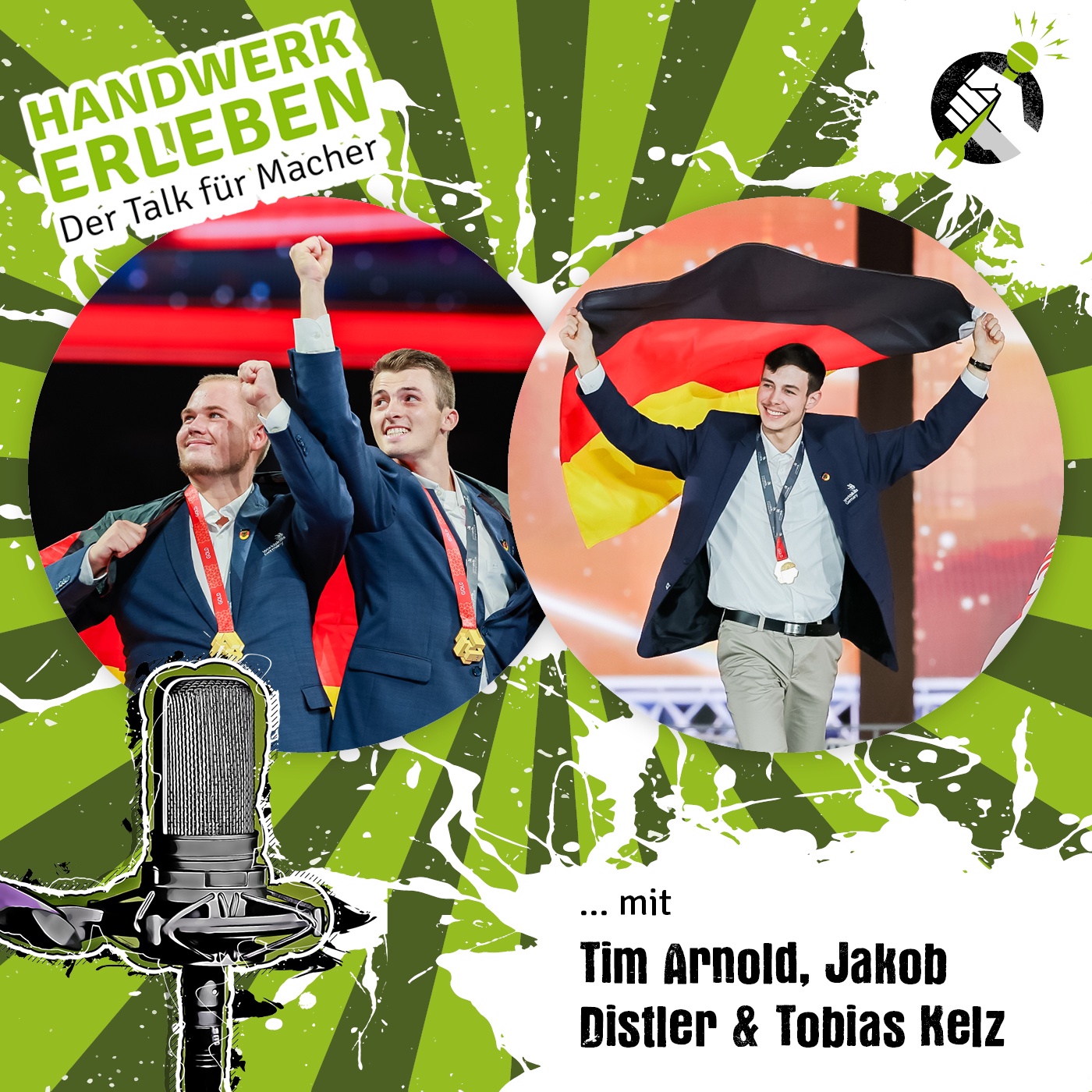 #189 Tim Arnold, Jakob Distler & Tobias Kelz, wie fühlt sich „Gold für Deutschland“ an?