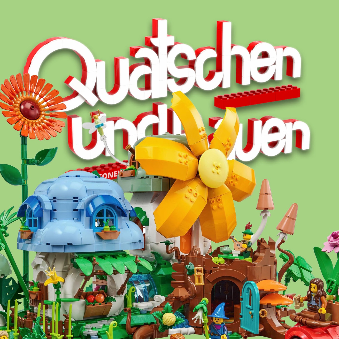 #151: Schweigen und Bauen: Das LEGO Pilzdorf wird gebaut