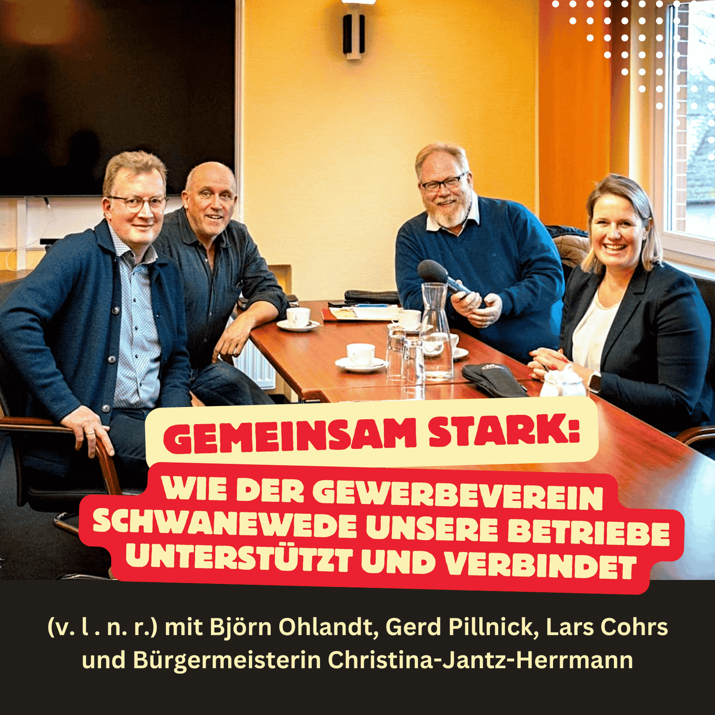 Folge 29: Gemeinsam stark - wie der Gewerbeverein Schwanewede unsere Betriebe unterstützt und verbindet.