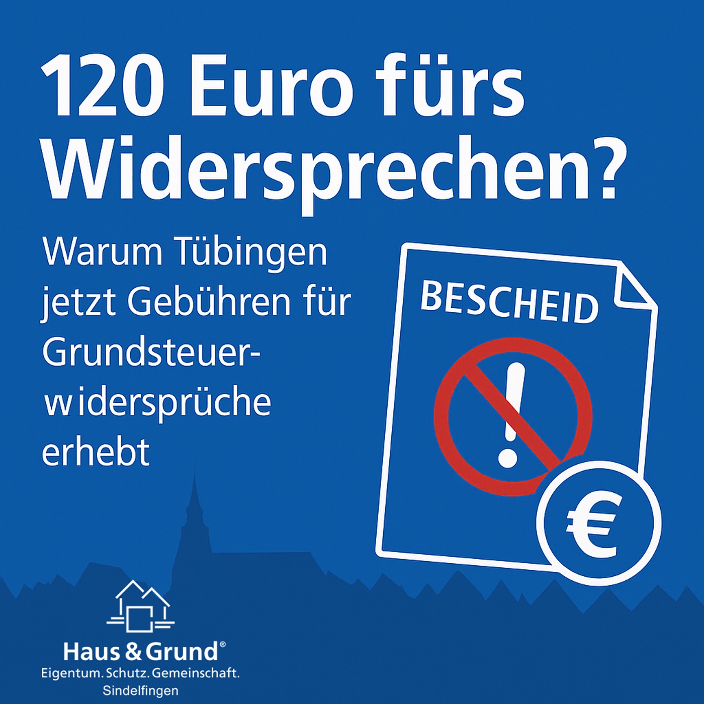 120 Euro fürs Widersprechen?