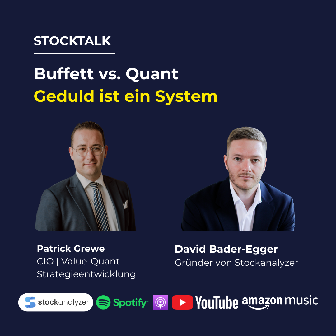 StockTalks | Patrick Grewe: Geduld ist ein System – Buffett, Quant & die KGV-Falle