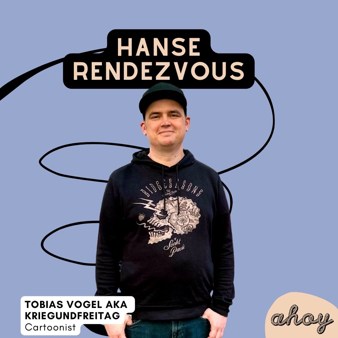 Cartoonist @kriegundfreitag im HANSE RENDEZVOUS