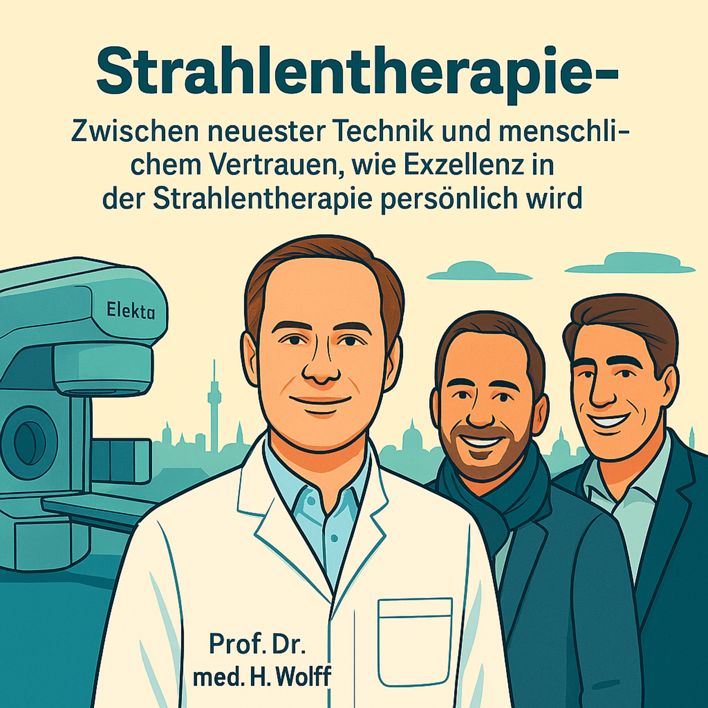 Strahlentherapie–Zwischen neuester Technik und menschlichem Vertrauen mit Prof. Dr. med. H. Wolff