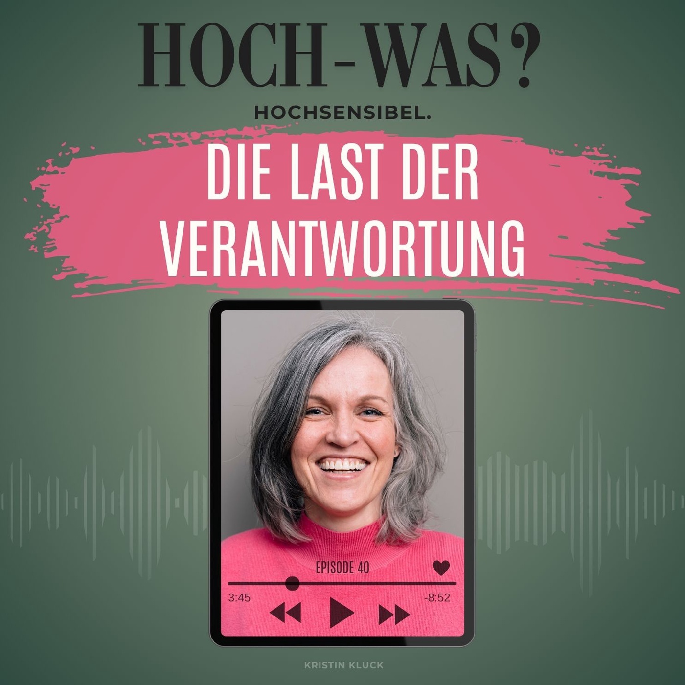 Die Last der Verantwortung.