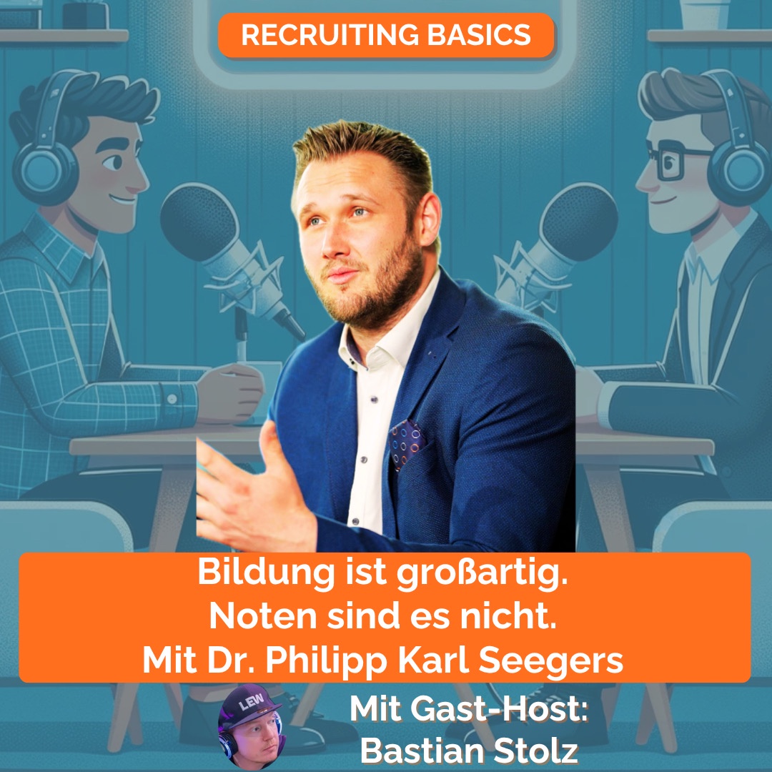 Bildung ist großartig - Noten sind es nicht. Mit Dr. Philipp Karl Seegers