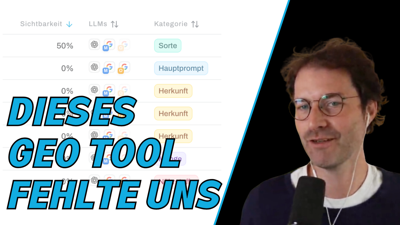 Dieses GEO-Tool fehlte uns. Also haben wir es selbst entwickelt