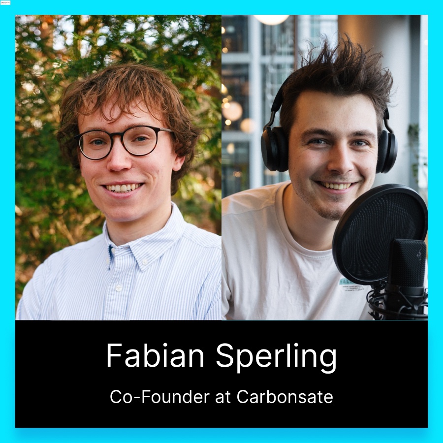 Digitalconomics #51: Fabian Sperling über Carbon Capture mit Carbonsate