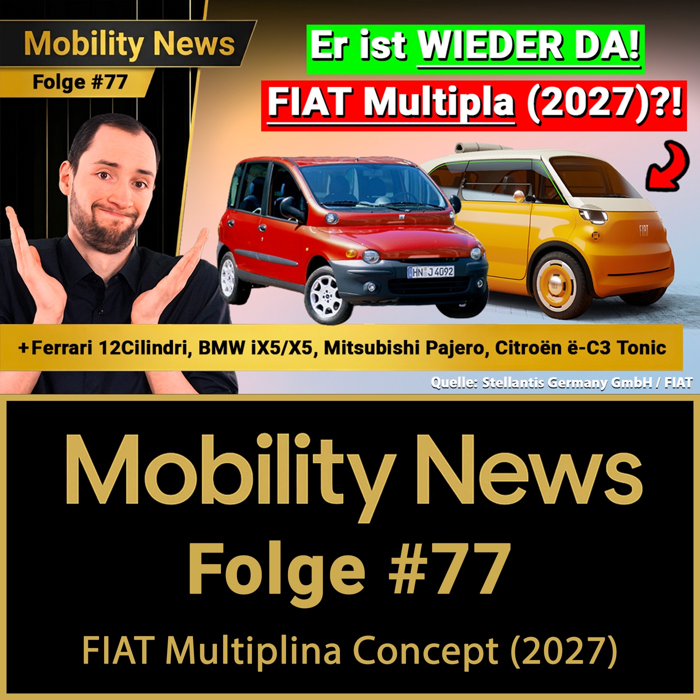 WAS IST DAS DENN?! Rückkehr der Legende? FIAT Multiplina Concept (2027) | Mobility News #77