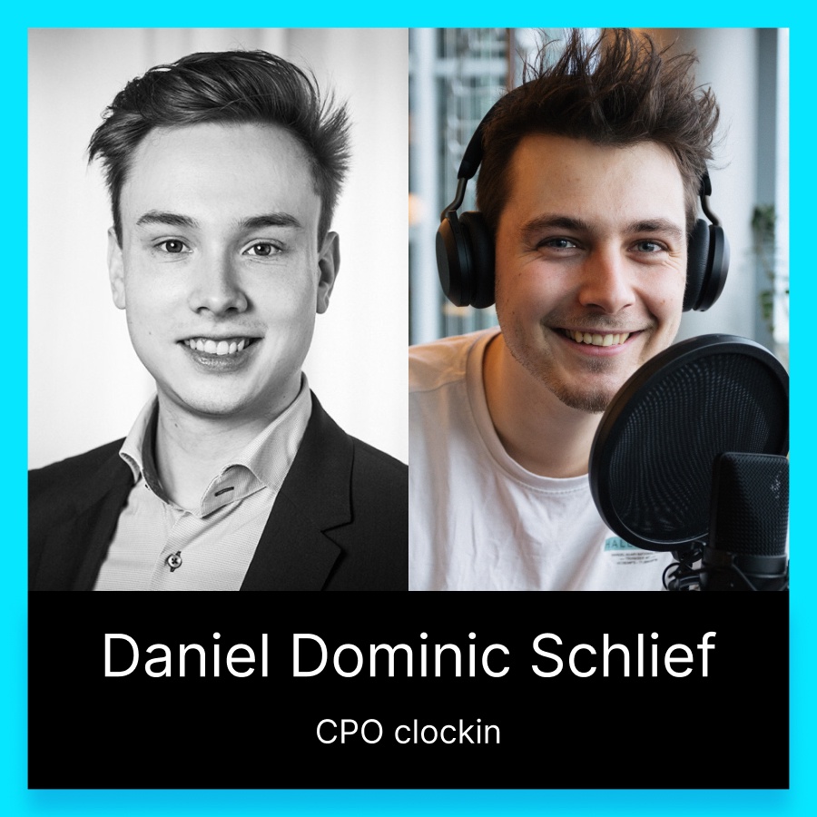 Digitalconomics #48: Clockin - zeitgemäße Zeiterfassung mit Daniel Dominic Schlief