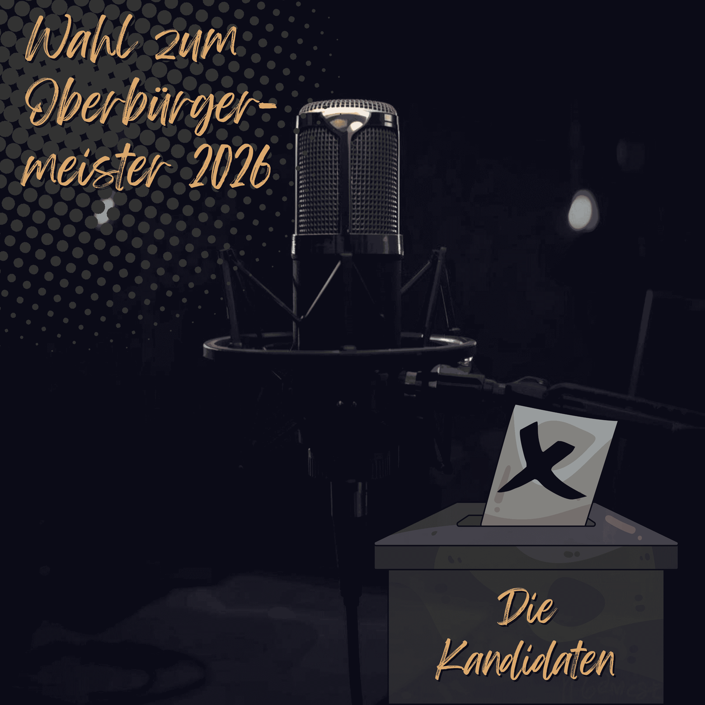 Oberbürgermeisterwahl 2026 - (Fast) alle Kandidaten stellen sich vor