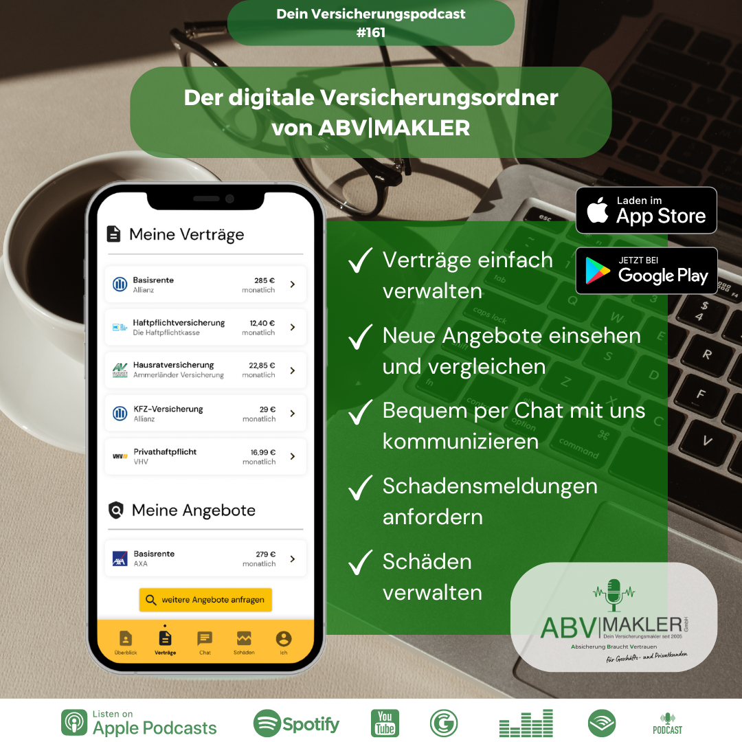 📲 Der digitale Versicherungsordner von ABV|MAKLER 🎉