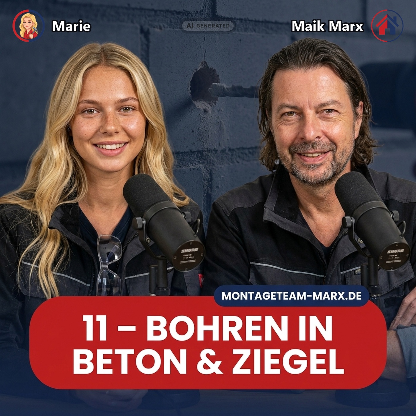 11 – Bohren in Beton, Ziegel, Hohlwand — was wann passt