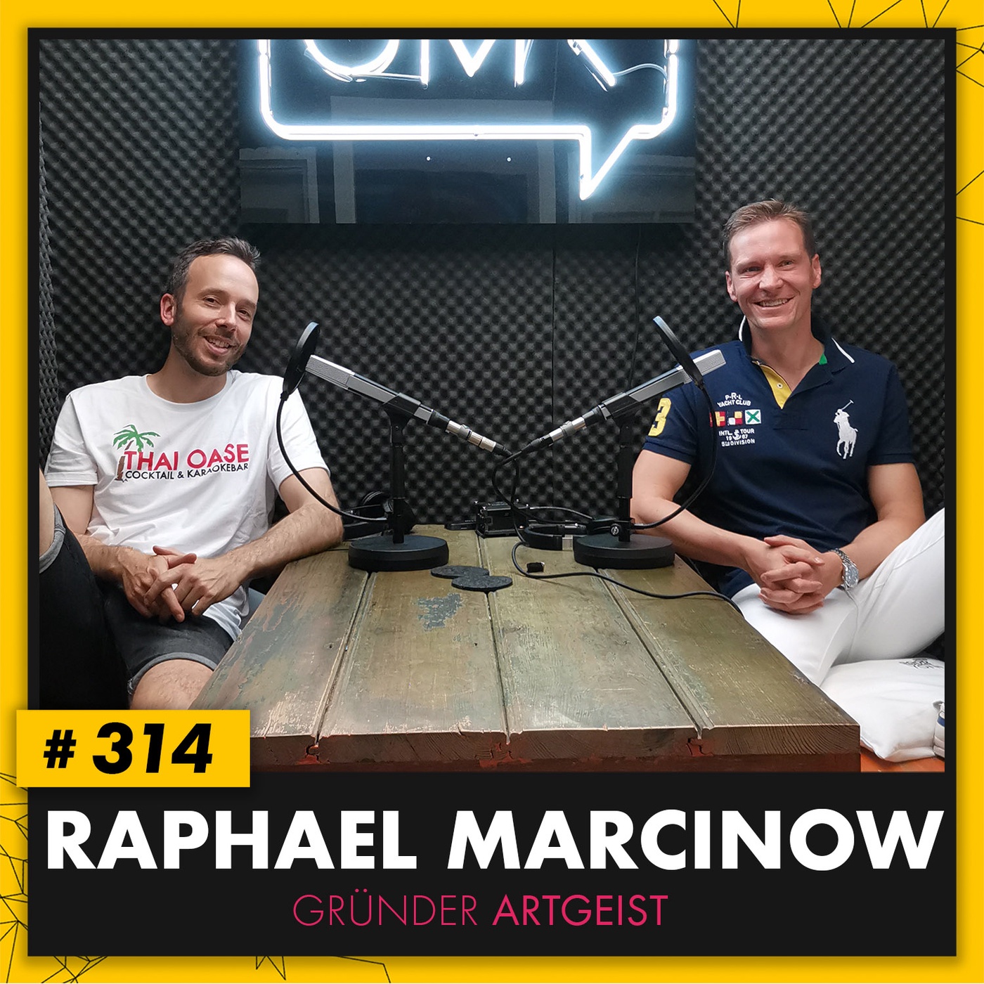 OMR #314 mit artgeist-Gründer Raphael Marcinow