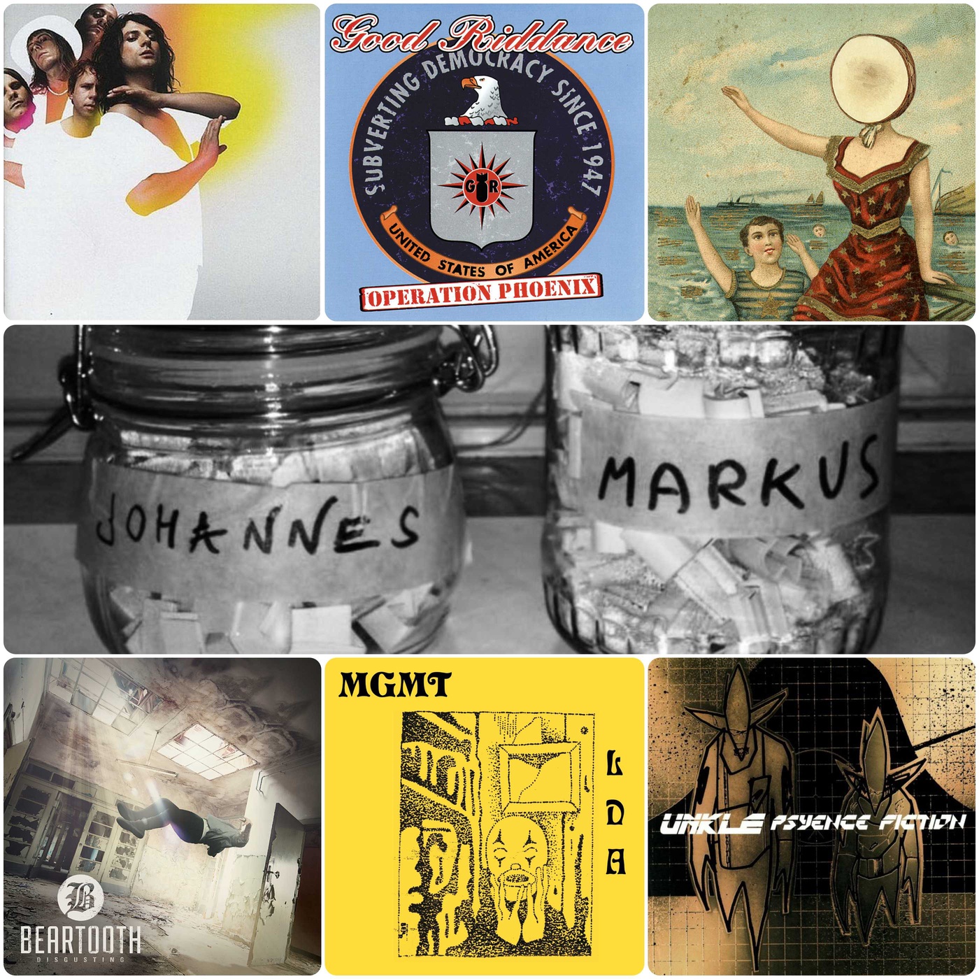 #25 - The Ark, Beartooth, Good Riddance, MGMT, Neutral Milk Hotel, UNKLE