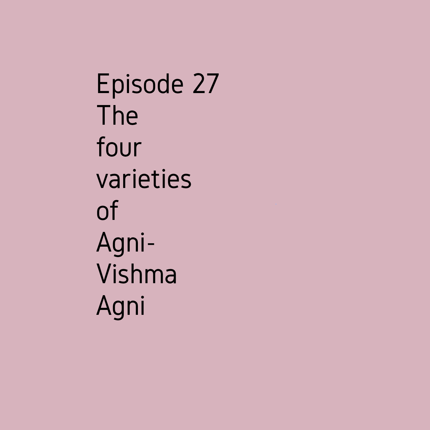 Episode 27 Vishma Agni