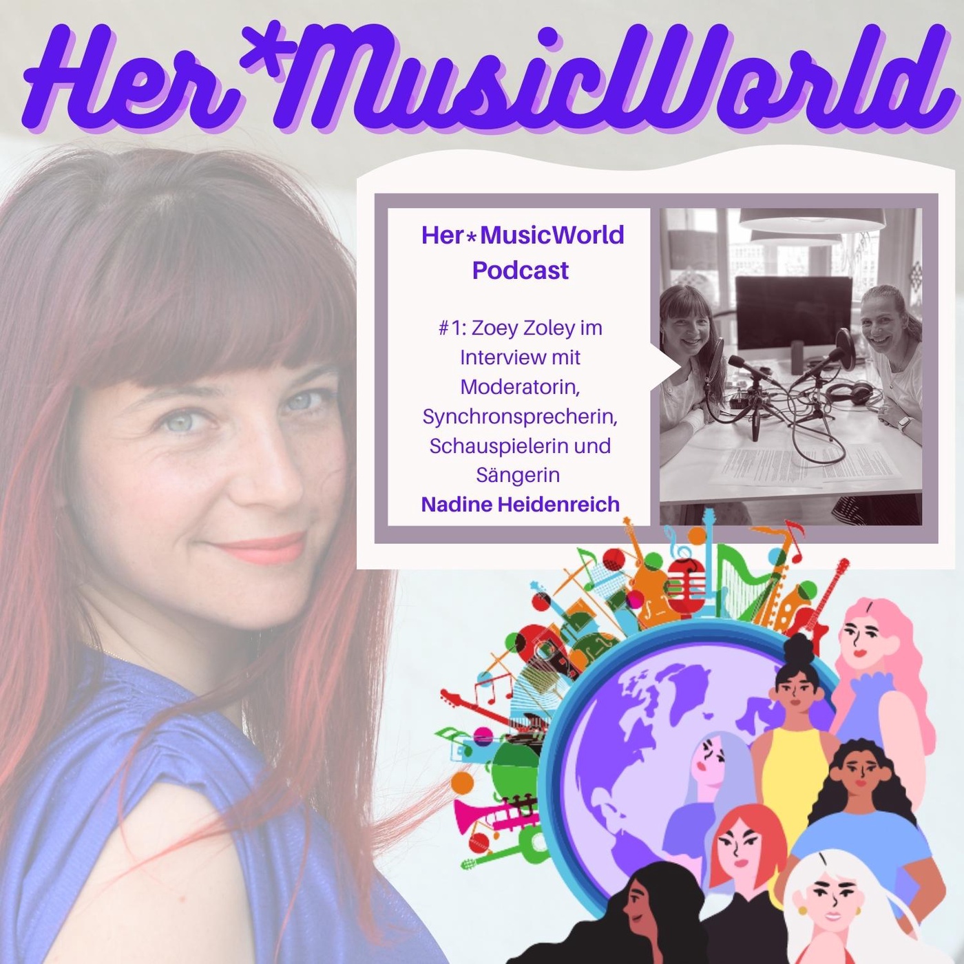 #1 HerMusicWorld Podcast mit Gästin Nadine Heidenreich