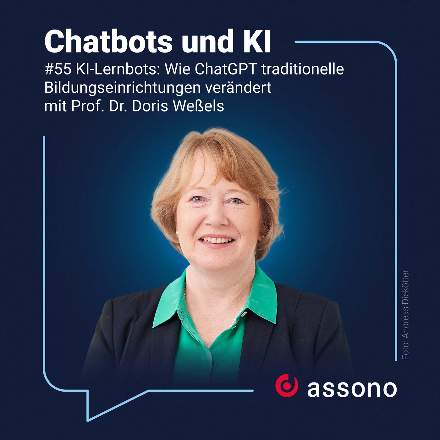 #55 - KI-Lernbots: Wie ChatGPT traditionelle Bildungseinrichtungen verändert mit Prof. Dr. Doris Weßels