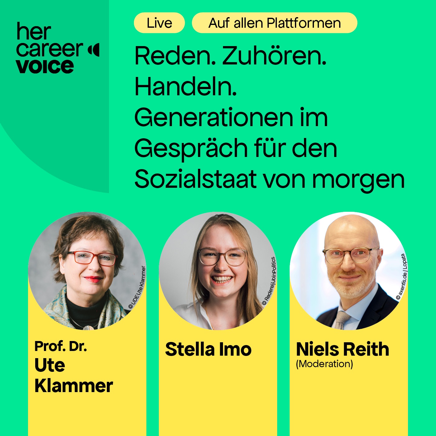 Reden, Zuhören, Handeln. Generationen im Gespräch für den Sozialstaat von morgen