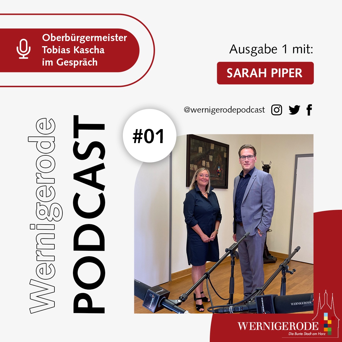 Wernigerode Podcast #1 - Oberbürgermeister Tobias Kascha im Gespräch mit Sarah Piper.