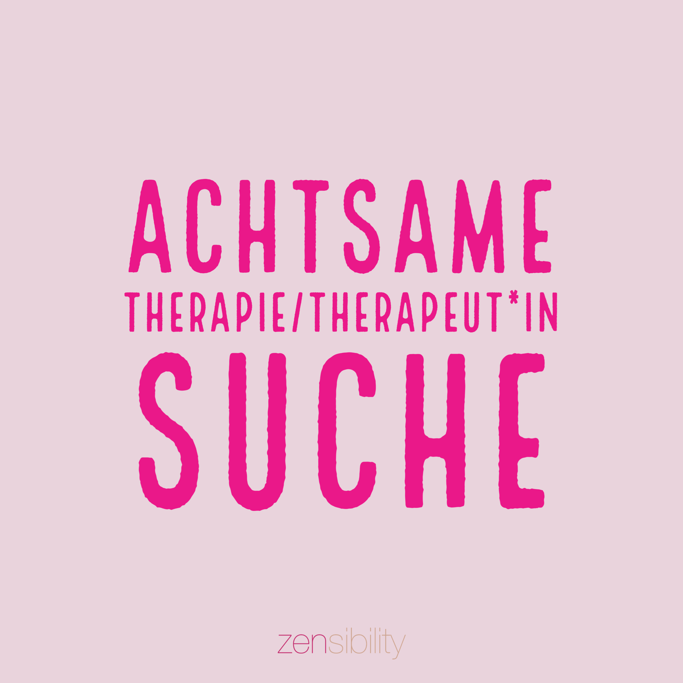Achtsamkeit bei der Psycho-Therapie-Suche