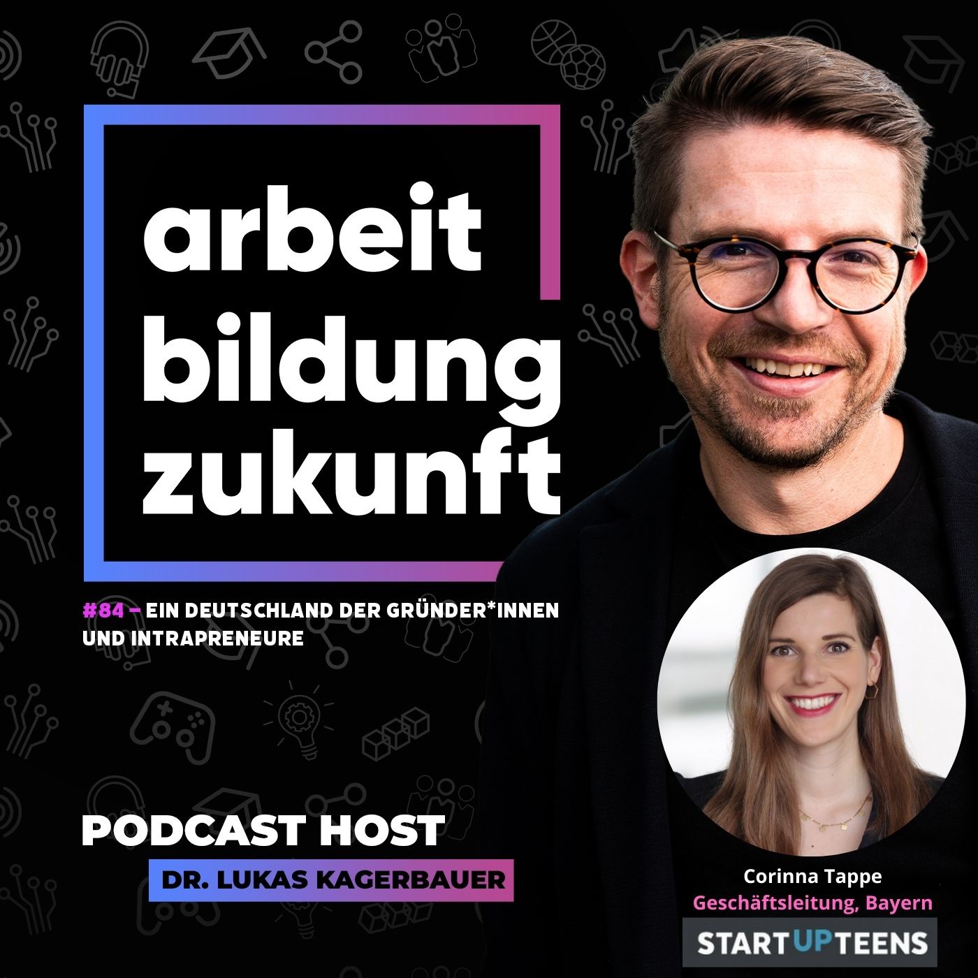 #ABZ 84 - Ein Deutschland der Gründerinnen und Gründer & Intrapreneure | mit Corinna Tappe, Geschäftsleitung Startup Teens Bayern