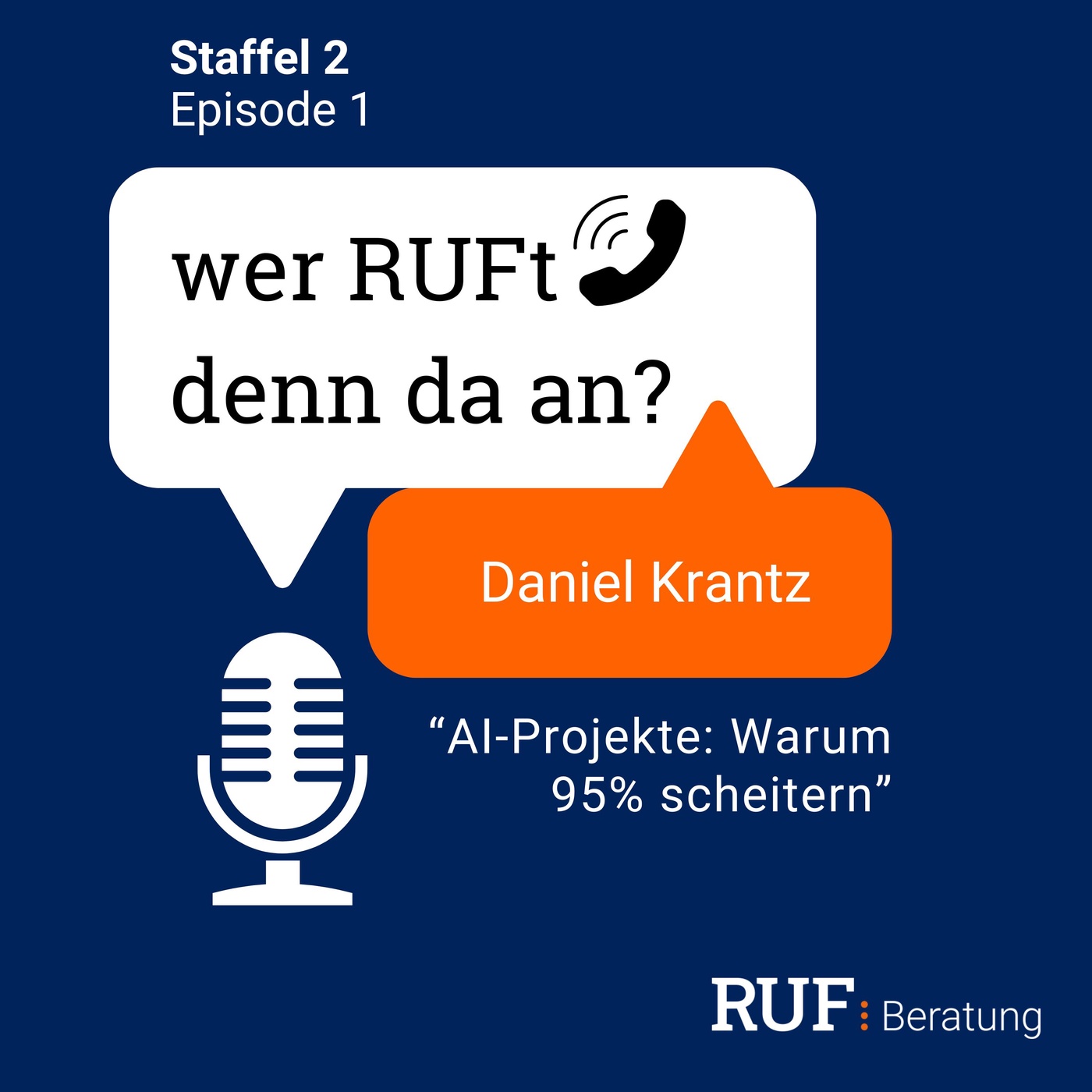 AI-Projekte: Warum 95% scheitern – Gast: Daniel Krantz