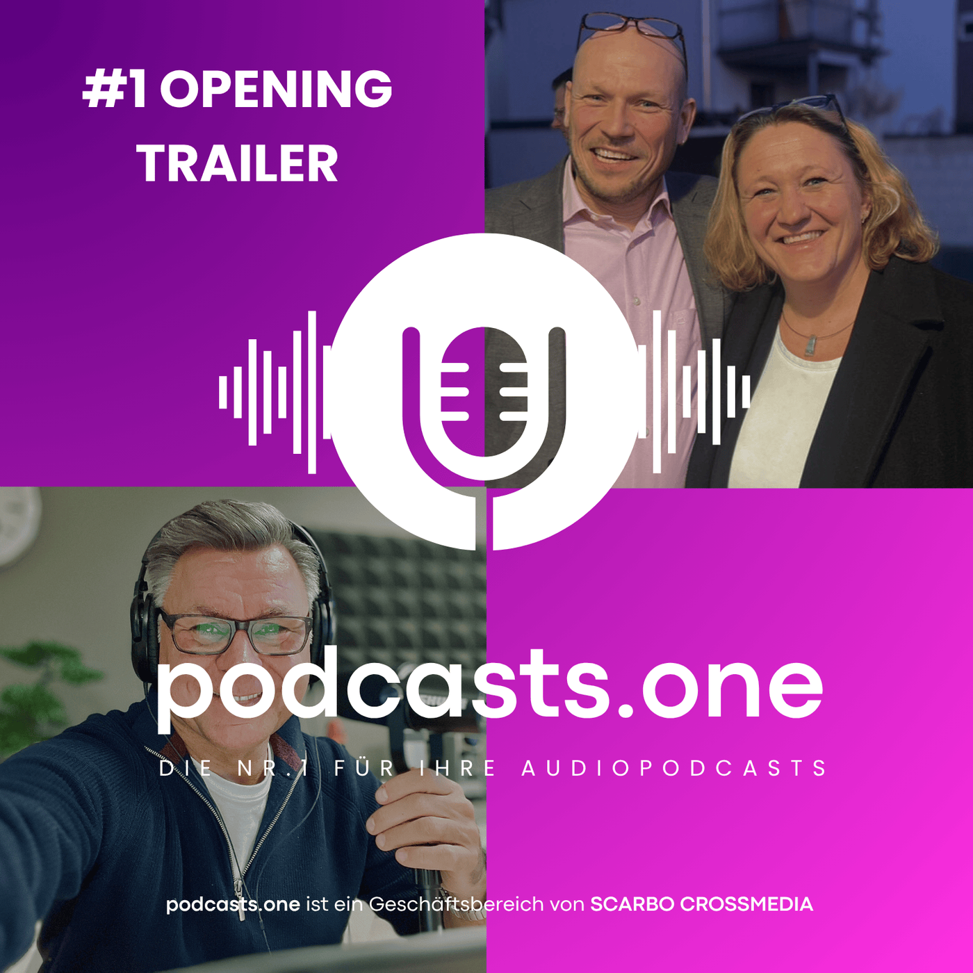 #1 OPENING TRAILER: Das sagt Wagner T.D.F. über podcasts.one & SCARBO CROSSMEDIA