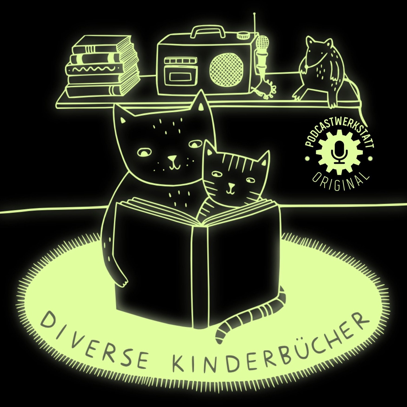 Bücher, die im Dunklen leuchten