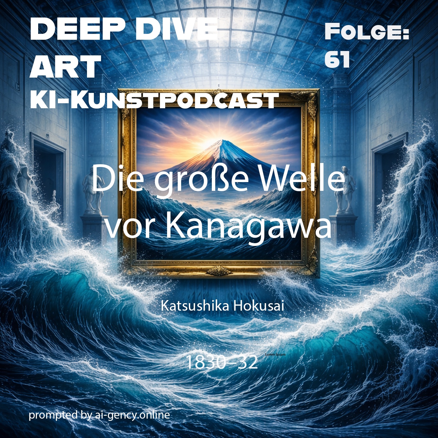 Die große Welle vor Kanagawa // Katsushika Hokusai