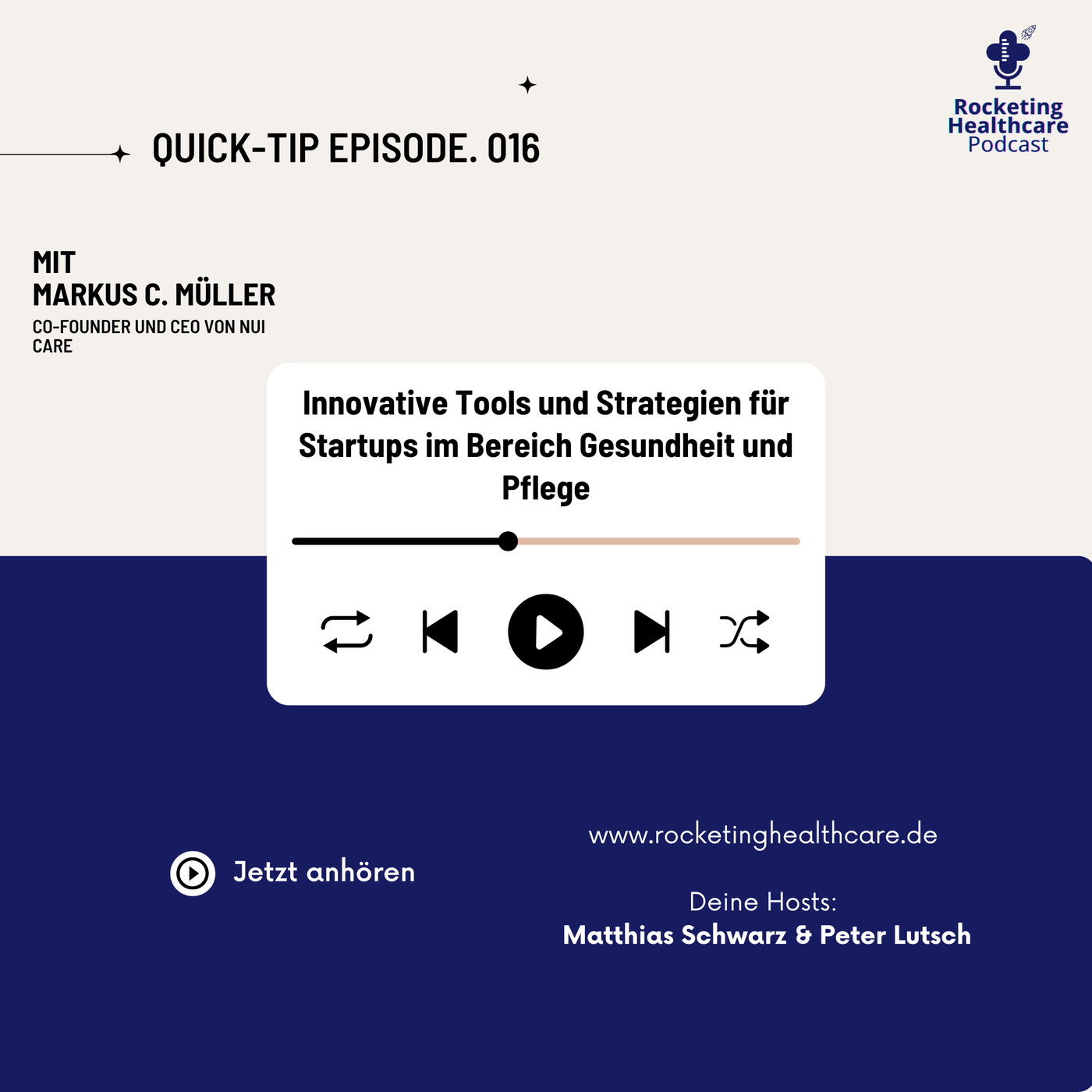 QuickTips #16: Von Markus C. Müller, Co-Founder und CEO von NUI CARE