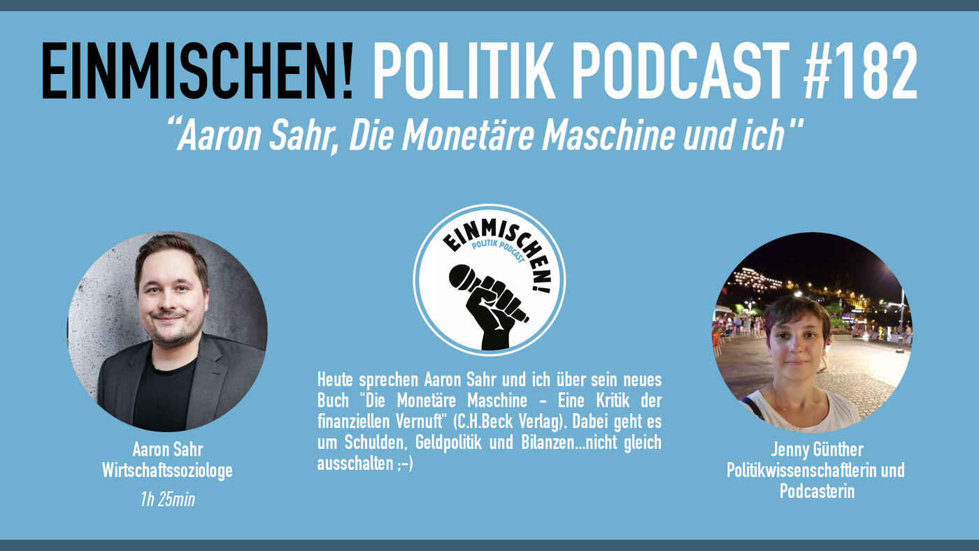 Aaron Sahr, Die monetäre Maschine und ich