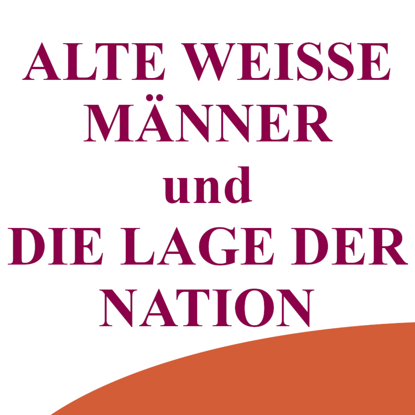 Alte weiße Männer und die Lage der Nation