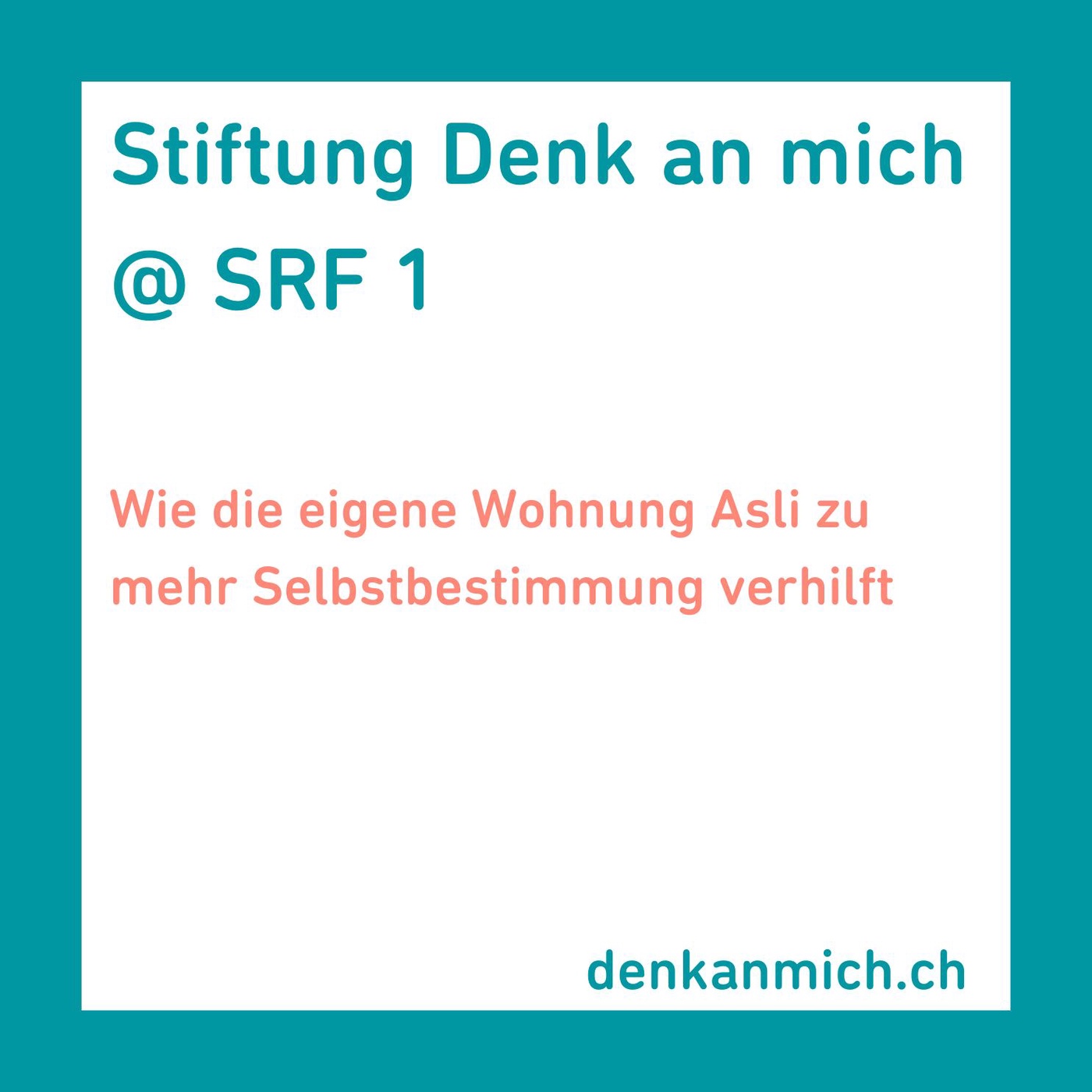 Wie die eigene Wohnung Asli zu mehr Selbstbestimmung verhilft