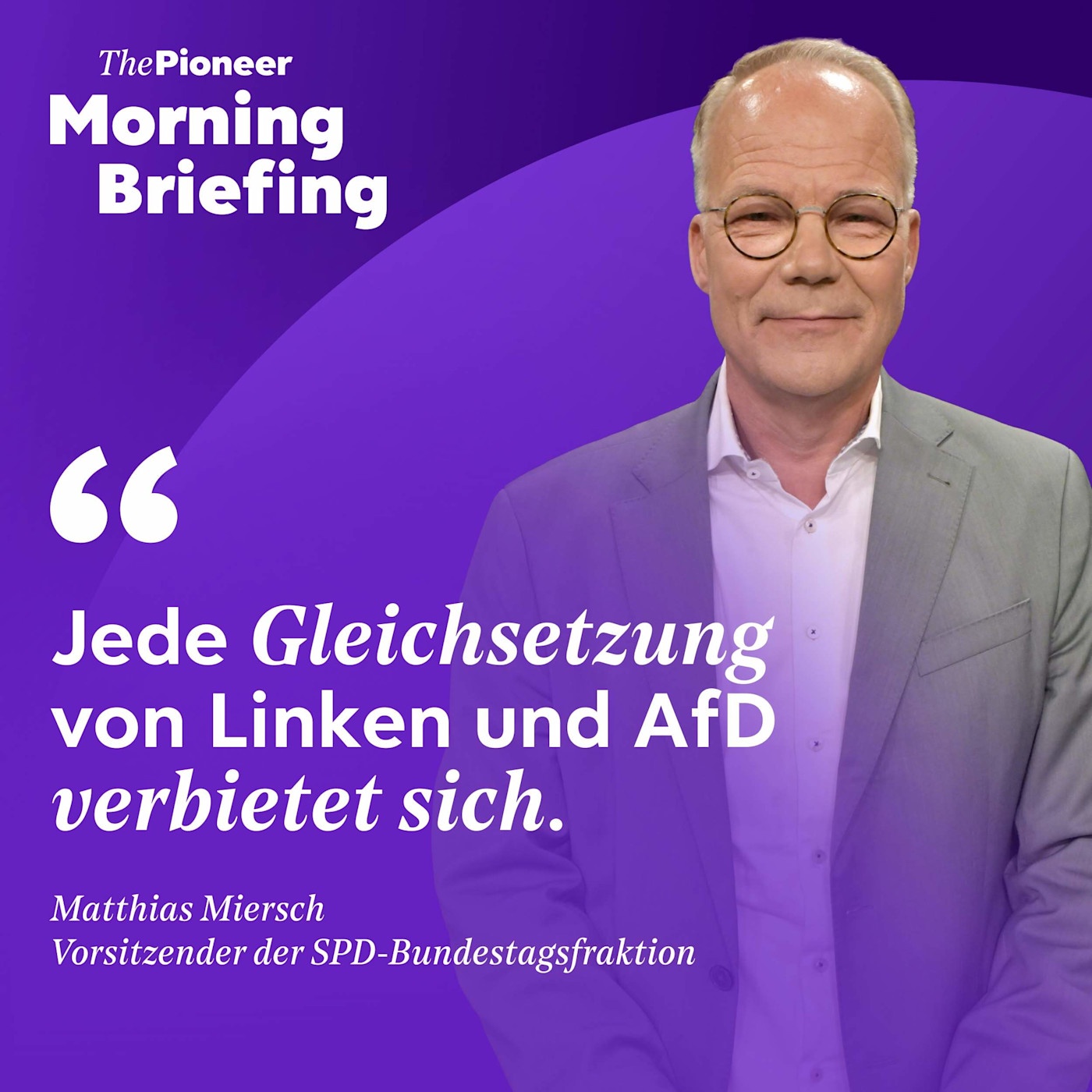 Matthias Miersch: „Wir tun als Koalition alles dafür, dass wir Erfolg haben“ | Investitionsgipfel | 500 Pioneer-Mitgliedschaften