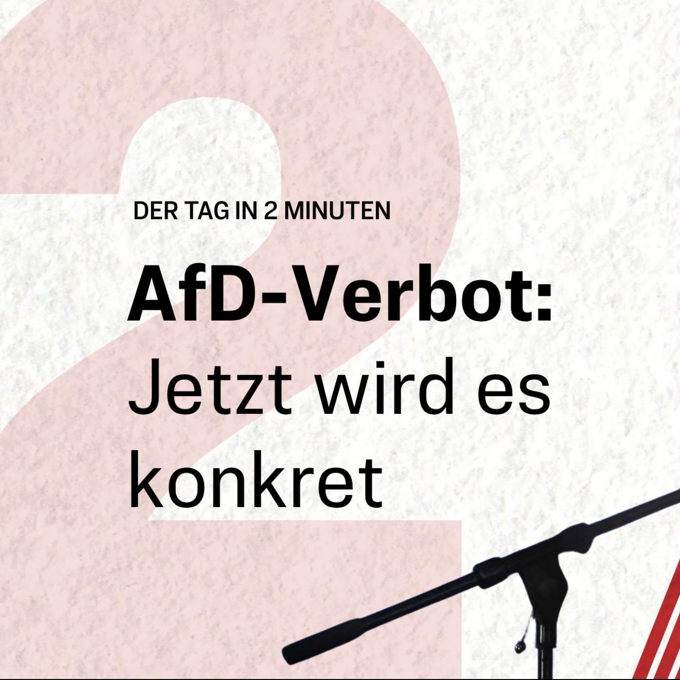 AfD-Verbot: Hape Kerkeling und Maaßen bei Anhörung | Der Tag in 2 Minuten