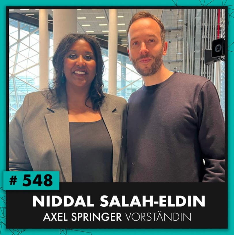 OMR #548 mit Axel-Springer-Vorständin Niddal Salah-Eldin