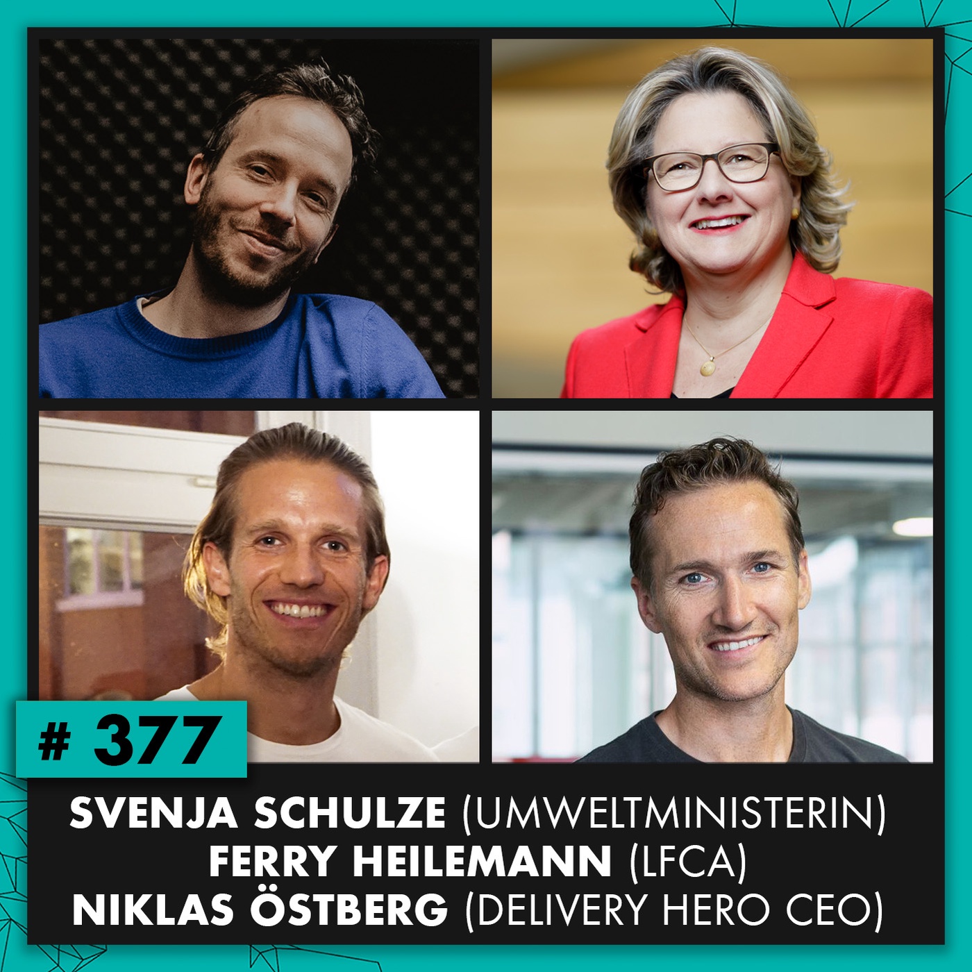 OMR #377 mit Umweltministerin Schulze, Delivery Hero CEO Östberg und Aktivist Ferry Heilemann